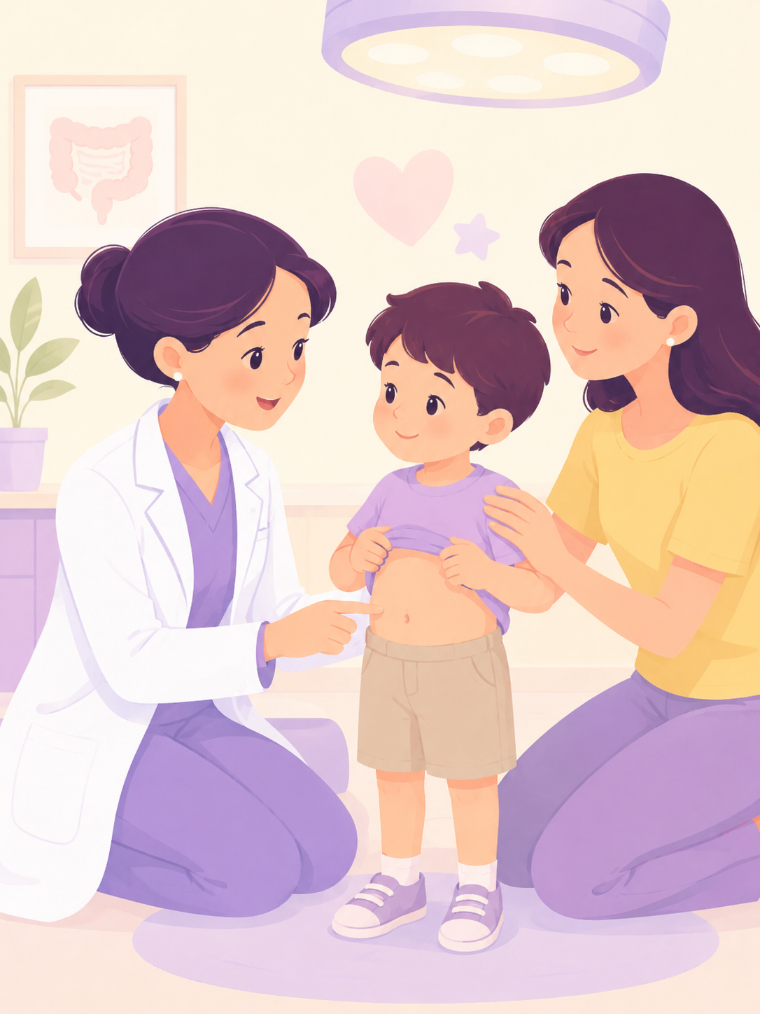 Bebê tranquilo no colo da mãe em ambiente acolhedor